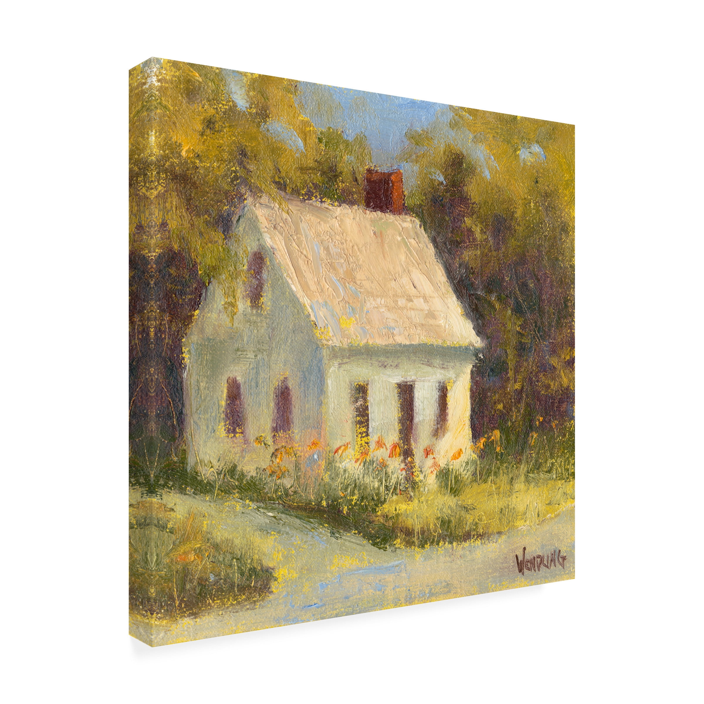 Marilyn Wendling 'Sweet Cottage I' Canvas Art