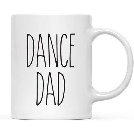 

CTDream Simple Rustic Farmhouse Kitchen Decor 11oz. Ceramic Coffee Tea Mug Gift Dance Dad 1-Pack Includes Gift Box Minimalist Birthday Christmas Gift Ideas