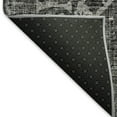 thumbnail image 3 of Addison Rugs Mayfield Washable Traditional Tribal Medallion Black Rectangle Rug, 10' x 14', 3 of 6
