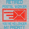thumbnail image 3 of CafePress - Retired Postal Worker Graphic: Long Sleeve T Shirt - Womens Baseball Tee, 3 of 4