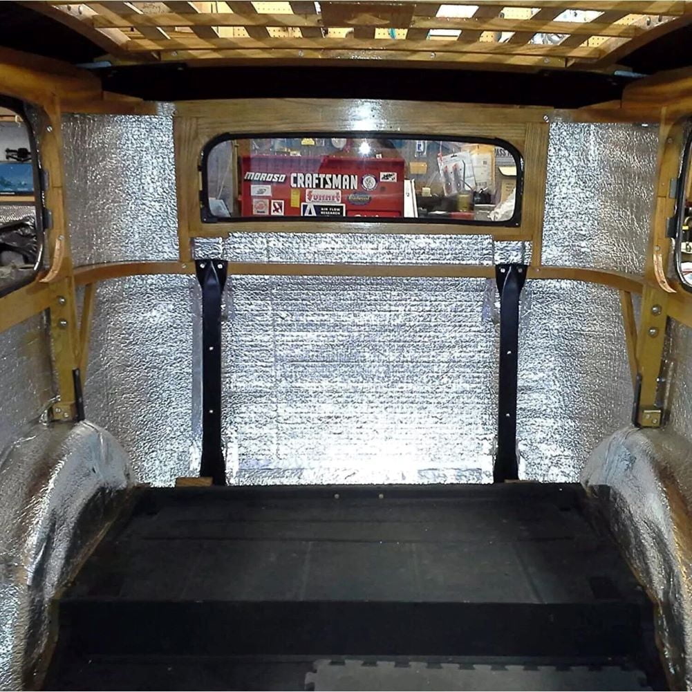 10mm REFLECTIVE Foil FOAM CORE GARAGE DOOR Insulation Radiant Barrier 2'x5' R12