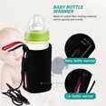 thumbnail image 3 of GOOHOCHY Calentador de biberones universal USB para coche, funda para calentar biberones, funda para vasos de leche y comida de viaje, esterilizador de biberones seguro, accesorios para coche con, 3 of 8