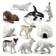 thumbnail image 4 of Ganfancp 10Pc Tejones Juguetes Figuritas Hogar Decorar Preescolar Educativo Arcti Invierno Animales Navidad Rebajas Hoy Liquidación 10X Modelos Animales, 4 of 7