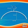 thumbnail image 2 of Zoe Deco White Contour Non-Slip Clothes Hangers with Grippy Coating, 10 Pack, 2 of 6