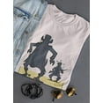 thumbnail image 3 of Shadow Showdown T-Shirt Women -Wilfred Hildonen Designs, Female Medium, 3 of 4