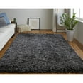 thumbnail image 4 of Feizy Stoneleigh Modern Solid, Black/Gray, 10' x 14' Area Rug Stain Resistant Pet & Kid Friendly Handmade Luxury & Glam Floor Rug for Living room Bedroom, 4 of 8