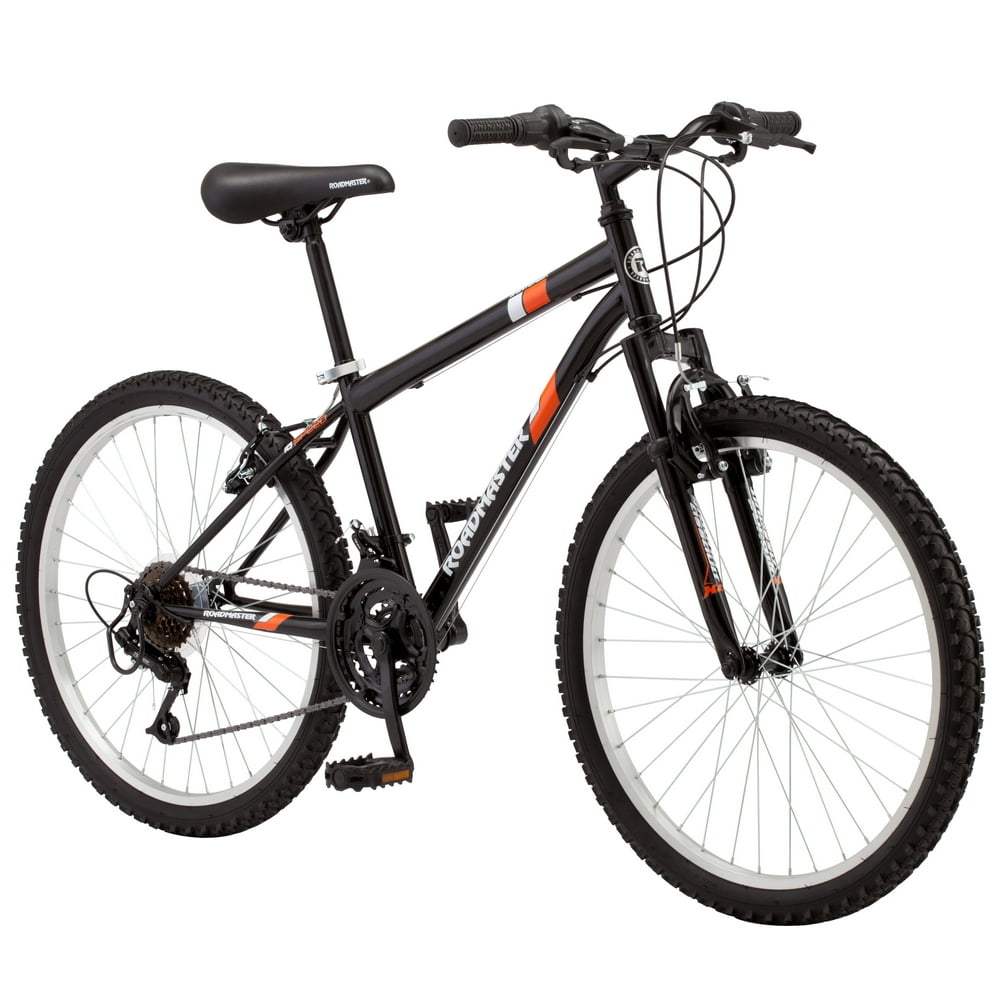 Roadmaster 24" Granite Peak Boys Mountain Bike, Black