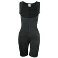 thumbnail image 2 of Neoprene Waist Trainer Body Suit Sauna Suit Body Shaper Waist Cincher Bodysuit Order One Size UP FREE Eyeglass Pouch by Juniper's Secret (Black, Small - US 4/6), 2 of 3