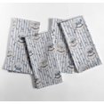 thumbnail image 1 of Vargottam Designer Cotton Canvas Napkins - Set of 12, 20-Inch, Blue Stripe Print, Durable & Absorbent Cloth Napkins for Dining, Parties, and Home Decor - Machine Washable, 1 of 7