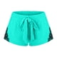 thumbnail image 3 of Gibobby Yoga leggings cortos Pantalones deportivos altos Yoga para mujer Cintura ajustada hacia fuera Encaje Elástico Leggings Pantalones cortos casua(Verde,XG), 3 of 5