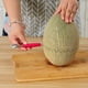 thumbnail image 4 of Wosthever Cuchillo para tallar bolas de fruta de doble cabeza 2 en 1, cuchara para sandía y , excavador de melón Cocina y Comedor Rosa roja, 4 of 6