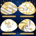 thumbnail image 4 of Golden Calligraphy Ramadan Banner Blue Night Sky Islamic Backdrop Ornate Crescent Moon Illuminated Lanterns Mosque Scene Display for Ramadan Celebration Family Gathering Religious Ceremony, 4 of 9