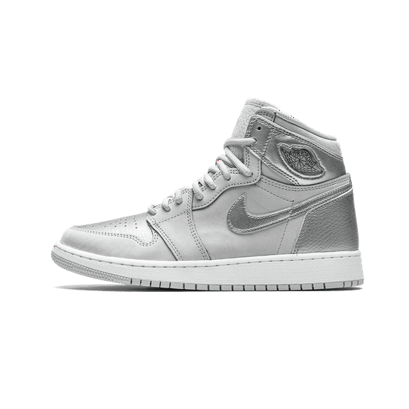 Jordan GRADE SCHOOL Air Jordan 1 High OG GS "Co.JP - Metallic Silver" 575441 029 from Stadium Goods