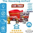 thumbnail image 2 of The Original Patented AirFort - Build A Fort in 30 Seconds, Inflatable Fort for Kids, Play Tent for 3-12 Years, A Playhouse Where Imagination Runs Wild, Fan not Included (Beach Ball Blue), 2 of 7
