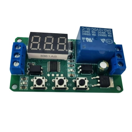 

Tomshoo Display Automation Digital Delay Timer Control Switch Relay Module