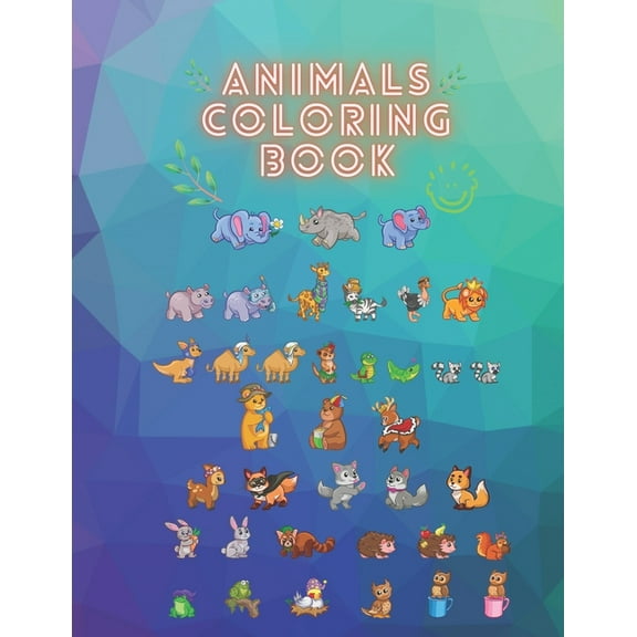 Animals coloring book (Paperback)