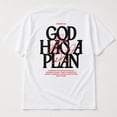 thumbnail image 3 of God Has a Plan Graphic T-Shirt, Adult Unisex Classic Fit Tee, 3 of 9