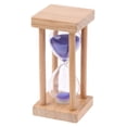 thumbnail image 3 of Reloj De Arena Con Marco Cuadrado De Madera De 2 X 5 Minutos, Reloj De Arena, Reloj De Arena, Color Morado Sunnimix Reloj de arena, 3 of 8