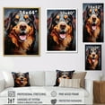 thumbnail image 4 of Designart "Majestic Bernese Mountain I" Animals Dog Floater Framed Canvas Art Print, 4 of 5