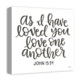 thumbnail image 2 of Creative Products As I Have Loved You Love One Another 16x16 Canvas Wall Art, 2 of 5