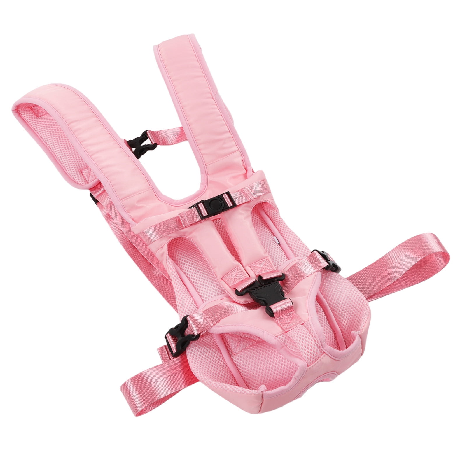 YAHHU Premium Pet Carrier Backpack Chest Front Bag Adjustable Breathable Dog Cat Sling Carrier for Small Puppies Hiking Camping Walking Travel Outdoor Adventures, Pink Size Medium (14.57 in / 37 cm)
