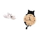 thumbnail image 5 of estatua de resina de cisne,Figuras de cisnes,estatuas,decoración para el hogar,bodas y fiestas.,Reloj de pared,Reloj de pared decorativo para baño o dormitorio,Reloj de pared para gatos, 5 of 8