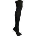 thumbnail image 5 of Yacht&Smith Womens Over the Knee Socks, 3 Pairs Premium Soft, Chic Colorful Patterned (3 Pairs Solid (Black, Navy, Red)), 5 of 10