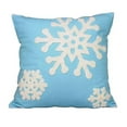 thumbnail image 2 of Walbest Christmas Snowflake Embroidered Throw Pillowcase, 18 in Invisible Zipper Snowflake Pattern Xmas Pillow Cover Living Room Sofa Decor, 2 of 7