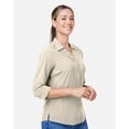 thumbnail image 2 of CORE365 CE510LW Women's Ultra UVP Long Sleeve Marina Shirt-Stone-S, 2 of 6