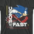 thumbnail image 2 of Sonic The Hedgehog Modern Boys Black Crew Neck Short Sleeve T-shirt - Small, 2 of 3