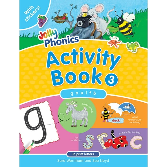 Jolly Phonics Activity Books, Set 1-7: Jolly Phonics Activity Book 3: In Print Letters (American English Edition) (Paperback)