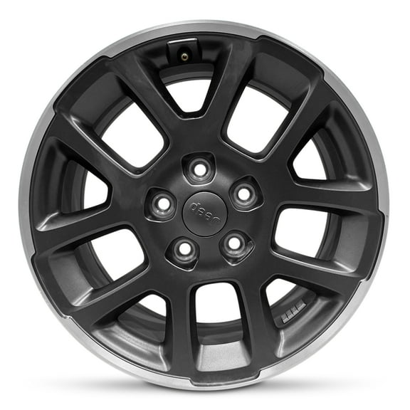 For 2020-2023 Jeep Gladiator 18 Inch Milled with Painted Inlay Gray Alloy - New Take-Off Rim - Road Ready Car Wheel