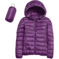 thumbnail image 1 of Lishi Manteau Ultra Léger pour Femmes avec Capuche et Sac de Rangement, 1 of 4