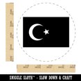 thumbnail image 2 of Turkey Flag Rubber Stamp for Scrapbooking Crafting Stamping - Large 1-1/4 Inch, 2 of 7