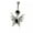 Butterfly, variant on Crystal Heart Dangle Ring Stainless Steel Body Piercing Wing Heart Dangle Rings-Butterfly