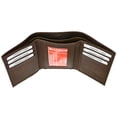 thumbnail image 4 of New RFID Blocking Men's Genuine Soft Lamb Leather Slim ID Card Holder Trifold Wallet RFID 55 BOX (C), 4 of 10