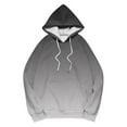 thumbnail image 4 of Gytharion Hooded Sweatshirts for Women Fashion Casual Gradient Printed Long Sleeve Drawstring Hoodie Fall Womens Loose Comfy Pullover Blouses, 4 of 5