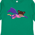 thumbnail image 4 of Inktastic African American Girl, Cape, Superhero Girl Girls Long Sleeve Toddler T-Shirt, 4 of 5