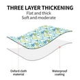 thumbnail image 4 of UNICOO® Extra Large Outdoor Picnic Blankets, Sandproof & Waterproof Foldable Blankets for Beach, Park, Camping on Grass Picnic Blankets (Blue Lily), 4 of 7