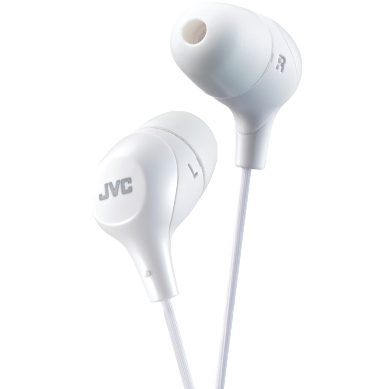 JVC HAFX38W Marshmallow InnerEar Headphones (White)