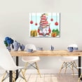thumbnail image 5 of Kdxio Funny Christmas Gnome Pattern Canvas Wall Art for Living Room Wall Decor for Bedroom Bathroom Modern Framed Canvas Art Prints Ready to Hang,Horizontal, 5 of 6