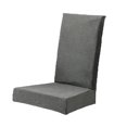 thumbnail image 4 of Cubierta de Silla de Comedor Elástica Macarena Corto Gris, 4 of 8