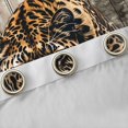 thumbnail image 4 of Feelyou 3D Wildlife Leopard Curtains Pack of 2 (42x84 Each) for Teens, Rustic Cheetah Animal Curtains Blackout, Farmhouse Cabin Bedroom Curtains, Living Room Curtains Decor, 4 of 6