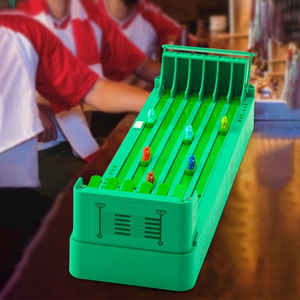Juegos de mesa clásicos Juego de escritorio electrónico Máquina de carreras de caballos con motor alimentada Juguete Fiesta Familiar Interactiva