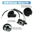 thumbnail image 4 of Unique Bargains Front Left Door Lock Actuator Motor for Nissan Rogue 08-15 Rogue Select 14-15 80501-JM00A 80501-JM10A Black, Silver Tone, 4 of 7