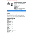 thumbnail image 2 of Front Wheel Hub Repair Kit - Compatible with 2004 - 2008 Toyota Solara 2.4L 4-Cylinder 2005 2006 2007, 2 of 2