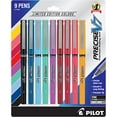 thumbnail image 1 of PILOT Precise V7 Stick Liquid Ink Rolling Ball Stick Pens, Fine Point, Assorted Ink, 9-Pack (17046), 1 of 7