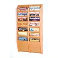 thumbnail image 1 of Pemberly Row 14 Pocket Wall Mount Magazine Rack in Light Oak, 1 of 1