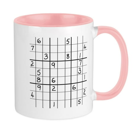 

CafePress - Mug Featuring Solvable But Very Hard Sudoku Puzzle - Ceramic Coffee Tea Novelty Mug Cup 11 oz