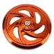 thumbnail image 4 of Cubierta del ventilador de refrigeración del motor de la motocicleta, decoración, regalo, accesorios de fácil instalación Naranja, 4 of 8